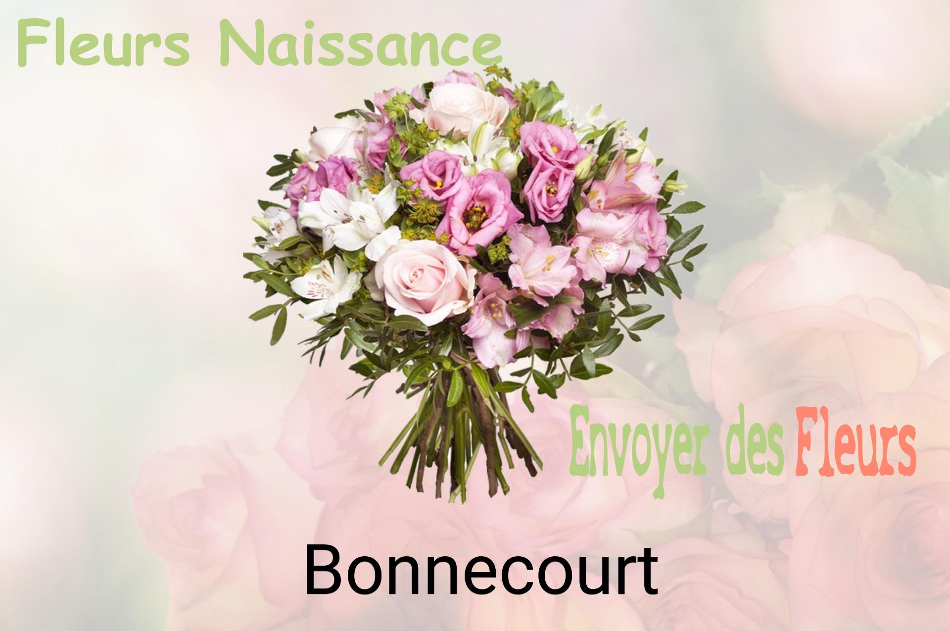 Bouquet de fleurs de naissance livré à Bonnecourt